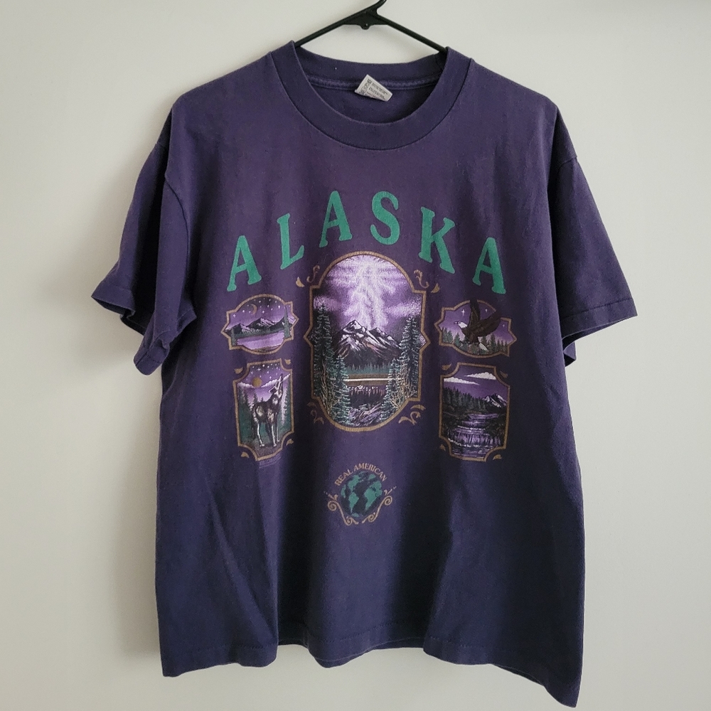 vintage 90s Alaska t-shirt, L